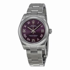Rolex Oyster Perpetual 31 mm Purple Dial Stainless Steel Men's Watch 177200PURO