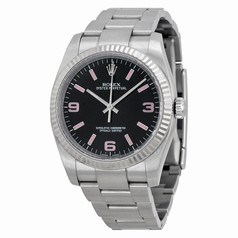 Rolex Oyster Perpetual 36 mm Black Dial Stailness Steel Automatic Men's Watch 116034BKAPSO