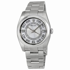 Rolex Oyster Perpetual 36 mm Silver Dial Stainless Steel Automatic Men's Watch 116000SCAO