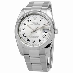 Rolex Oyster Perpetual Date Silver Dial Men's Watch 115200SRO