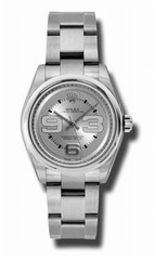 Rolex Silver Dial Automatic Stainless Steel Ladies Watch 177200SMAO