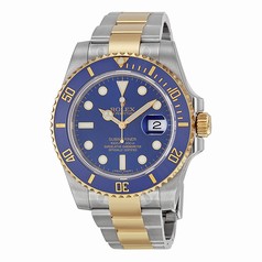 Rolex Submariner Blue Index Dial Oyster Bracelet Men's Watch 116613BLSO