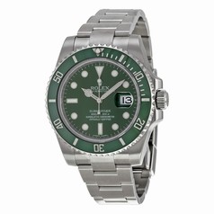 Rolex Submariner Green Dial Steel Men's Watch 116610LV