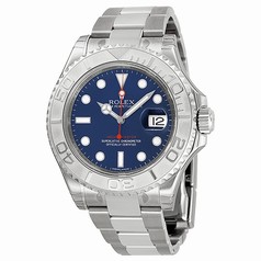 Rolex Yachtmaster Steel and Platinum Blue Dial Men's Watch 116622BLSO