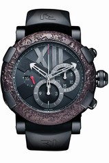 Romain Jerome Titanic DNA Black Dial Black PVD Rusted Steel Men's Watch CHTOXY4BBBB00