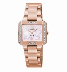 Seiko Mother of Pearl Dial Rose Gold-plated Ladies Watch SUP212
