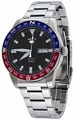 Seiko 5 Automatic Black Dial Stainless Steel Men's Watch SRP661