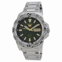 Seiko 5 Automatic Green Dial Stainless Steel Men's Watch SRP537
