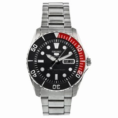 Seiko 5 Blue Dial Diver Stainless Steel Automatic Men's Watch SNZF15