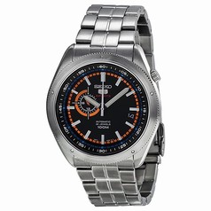 Seiko 5 Sports Black Dial Stainless Steel Automatic Men's Watch SSA067
