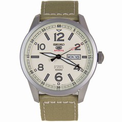 Seiko 5 Sports Beige Dial Automatic Men's Watch SRP635