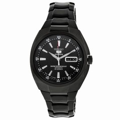 Seiko 5 Sports Black Dial Black PVD Stainless Steel Automatic Men's Watch SNZD49J1