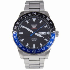Seiko 5 Sports Black Dial Stainless Steel Automatic Men's Watch SRP659