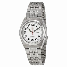 Seiko 5 White Dial Stainless Steel Automatic Men's Watch SNK653