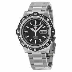 Seiko Automatic Black Dial Stainless Steel Men's Watch SRP139