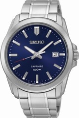 Seiko Blue Dial Stainless Steel Men's Watch SGEH47