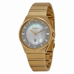 Seiko Core Solar Mother of Pearl Dial Ladies Watch SXDG14
