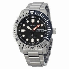 Seiko Divers Automatic Black Dial Stainless Steel Men's Watch SRP587