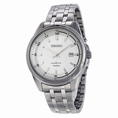 Seiko Kinetic Silver Dial Stainless Steel Men's Watch SKA629
