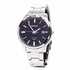 Seiko Neo Classic Black Dial Stainless Steel Men's Watch SGEH41