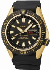 Seiko Neo Sports Limited Black Dial Black Rubber Men's Watch SRP510