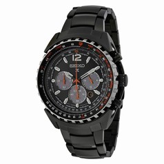 Seiko Prospex Solar Black Dial Black Ion-plated Men's Watch SSC263