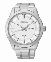 Seiko Silver Dial Stainless Steel Men's Watch SNE359P1S