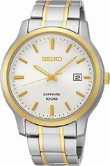 Seiko Silver Dial Two-tone Men's Watch SGEH42