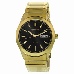 Seiko Solar Quartz Expansion Bracelet Men's Watch SNE060