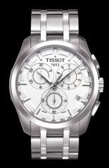 Tissot Couturier Quartz Chronograph GMT Silver (T0354391103100)