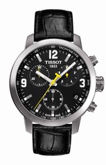 Tissot PRC 200 Quartz Chronograph Yellow Hand Leather (T0554171605700)