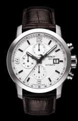 Tissot PRC 200 Automatic Chronograph Silver Leather (T0554271601700)