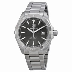 Tag Heuer Aquaracer Automatic Anthracite Guilloche Stainless Steel Men's Watch WAY2113BA0910