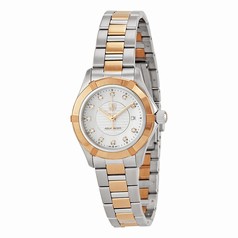 Tag Heuer Aquaracer Mother of Pearl Dial 18kt Rose gold and Stainless Steel Ladies Watch WAP1451BD0837
