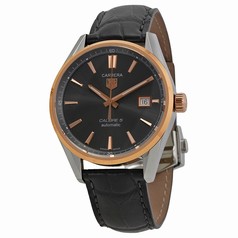 Tag Heuer Carrera Automatic Anthracite Dial Brown Leather Men's Watch WAR215EFC6336