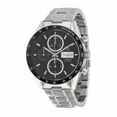 Tag Heuer Carrera Automatic Chronograph Black Dial Stainless Steel Men's Watch CV201AGBA0725