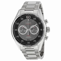 Tag Heuer Carrera Automatic Flyback Chronograph Silver Dial Stainless Steel Watch CAR2B10.BA0799