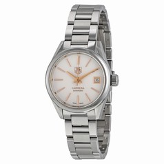 Tag Heuer Carrera Automatic Silver Dial Stainless Steel Ladies Watch WAR2412BA0776