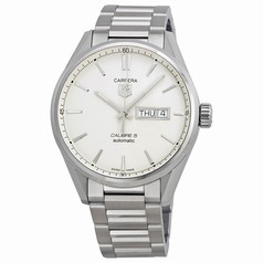 Tag Heuer Carrera Automatic Silver Dial Stainless Steel Men's Watch WAR201BBA0723