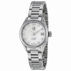 Tag Heuer Carrera Automatic White Dial Stainless Steel Ladies Watch WAR2414.BA0776