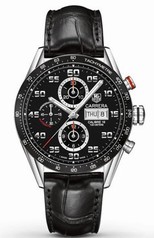 Tag Heuer Carrera Black Dial Automatic Chronograph Men's Watch CV2A1R.FC6235