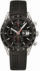 Tag Heuer Carrera Black Dial Chronograph Automatic Men's Watch CV201AK.FT6040