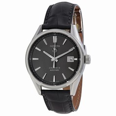 Tag Heuer Carrera Calibre 5 Anthracite Dial Leather Men's Watch WAR211CFC6336
