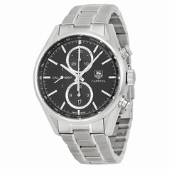 Tag Heuer Carrera Chronograph Automatic Black Dial Stainless Steel Men's Watch CAR2110.BA0724