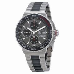 Tag Heuer Formula 1 Anthracite Dial Steel and Ceramic Chronograph Men's Watch CAU2011.BA0873