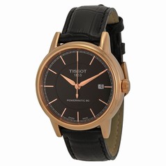 Tissot Carson Black Dial Rose Gold-plated Men's Watch T0854073606100