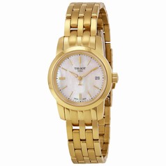 Tissot Classic Dream Mother of Pearl Dial Gold-tone Ladies Watch T0332103311100