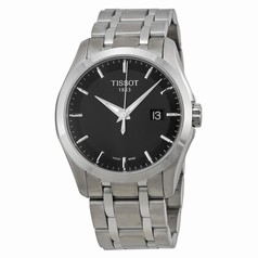 Tissot Couturier Black Dial Stainless Steel Men's Watch T0354101105100