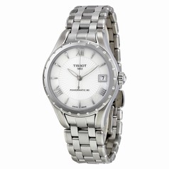 Tissot Lady 80 Automatic White Mother of Pearl Dial Stainless Steel Ladies Watch T0722071111800