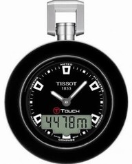 Tissot Pocket Touch Black Dial Stainless Steel Case Men's Quartz Watch T8574201905100